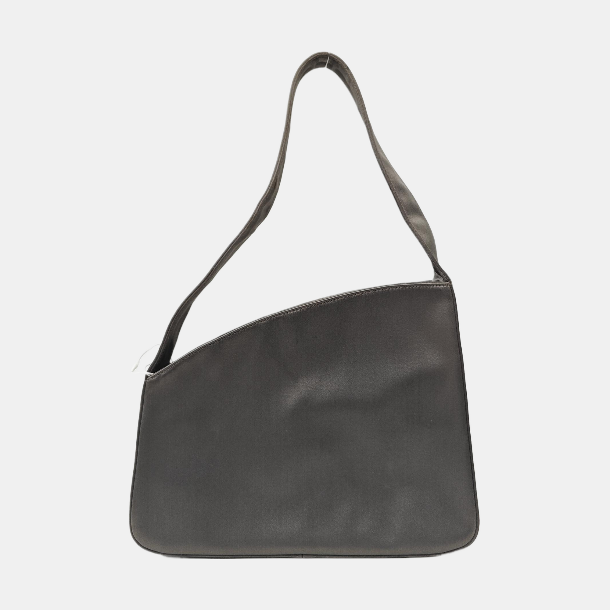 Fabric Top Handle Bag Gray