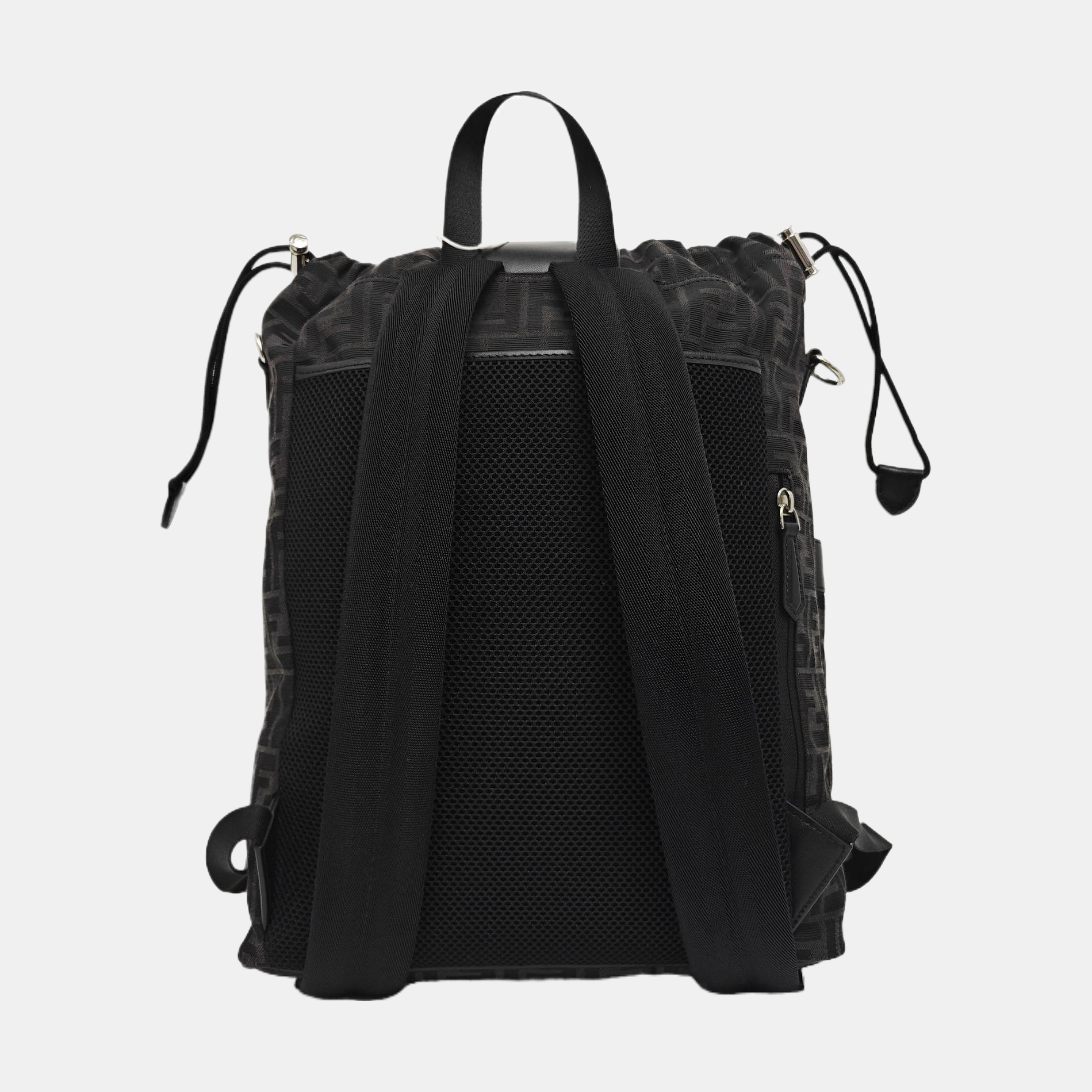 FENDI Strike Medium Canvas Black