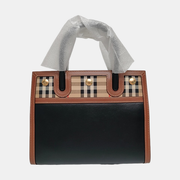 Title Mini Calfskin Black