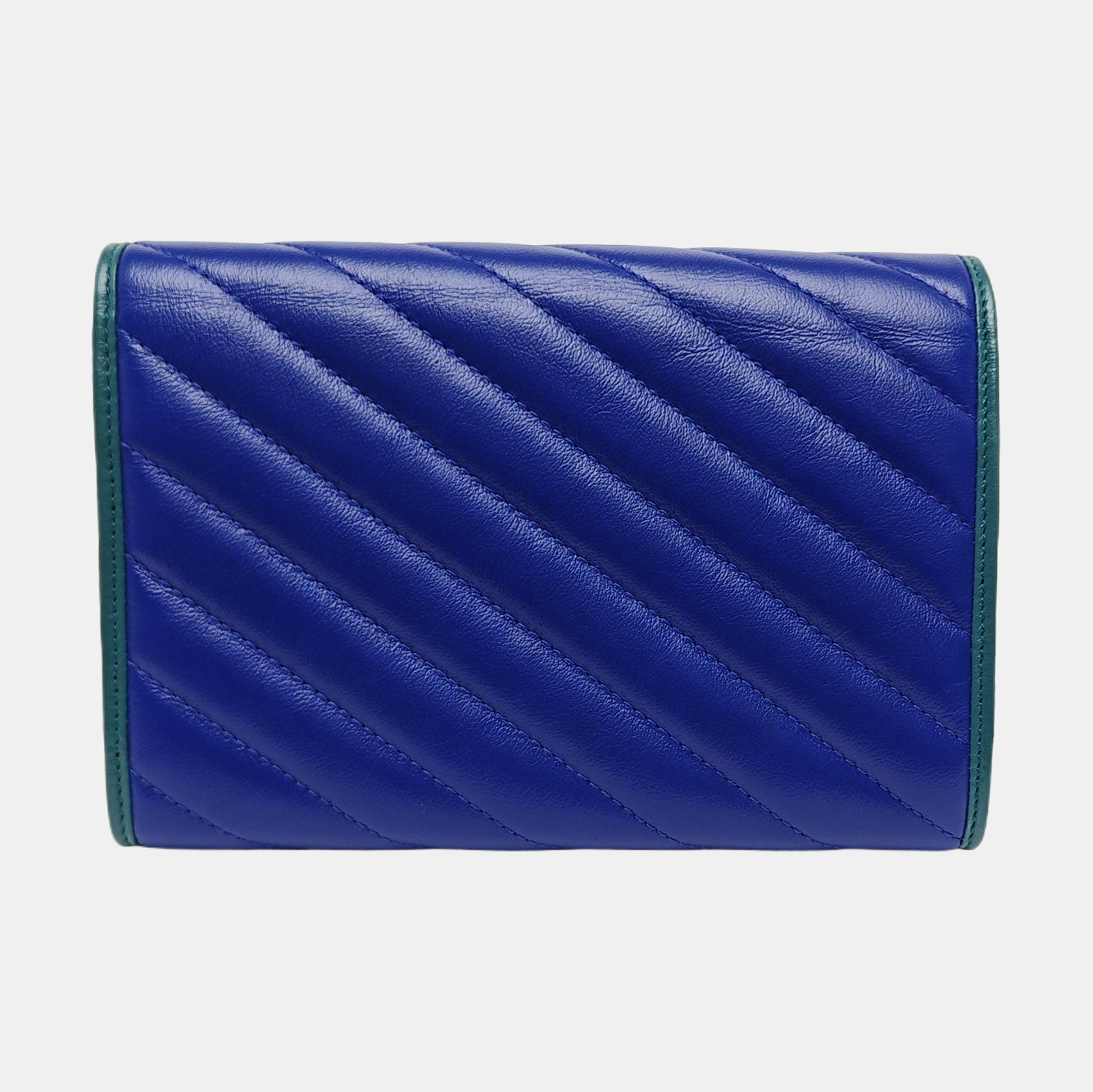 GG Marmont Mini Quilted Calfskin Blue