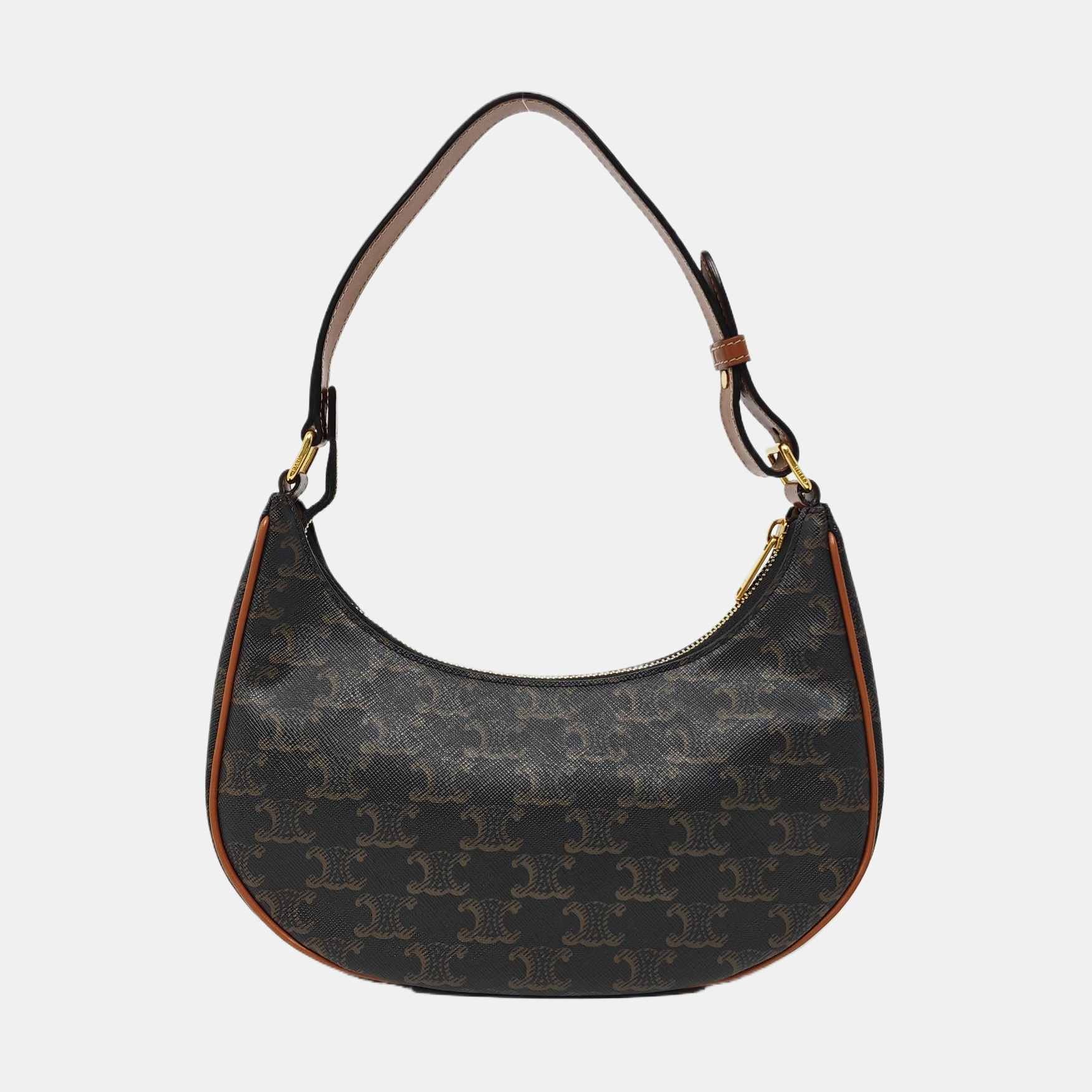 Authenticated pre-owned  AVA Coated Canvas Brown - Shoulder Bag at Looply