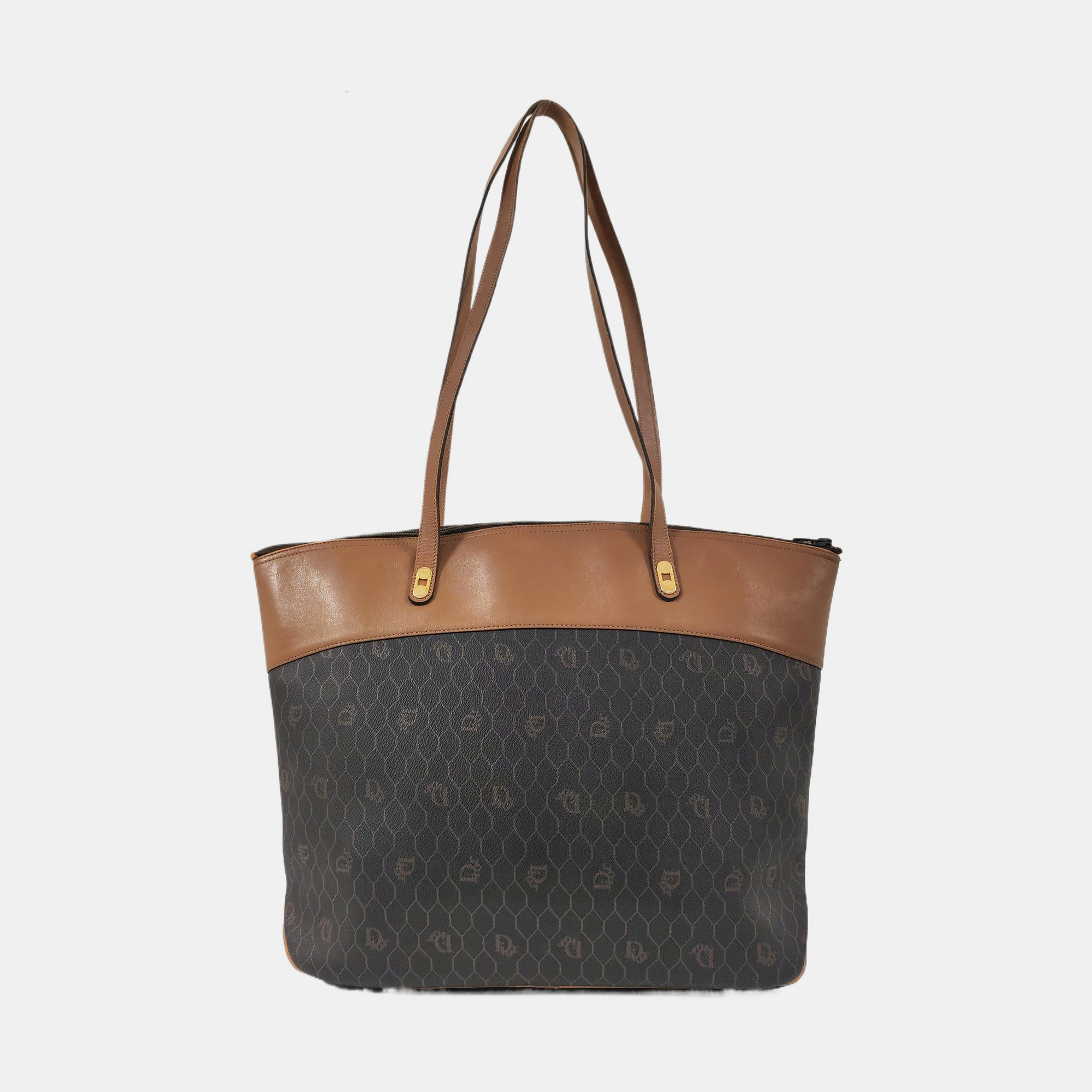Oblique Coated Canvas Black