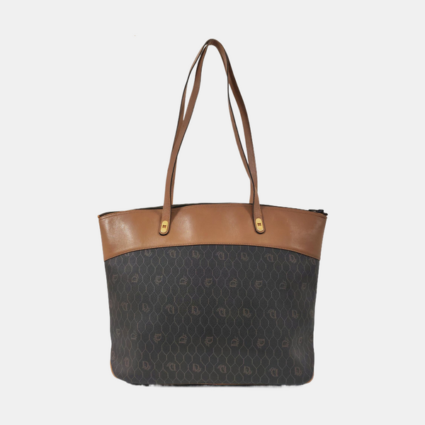 Oblique Coated Canvas Black