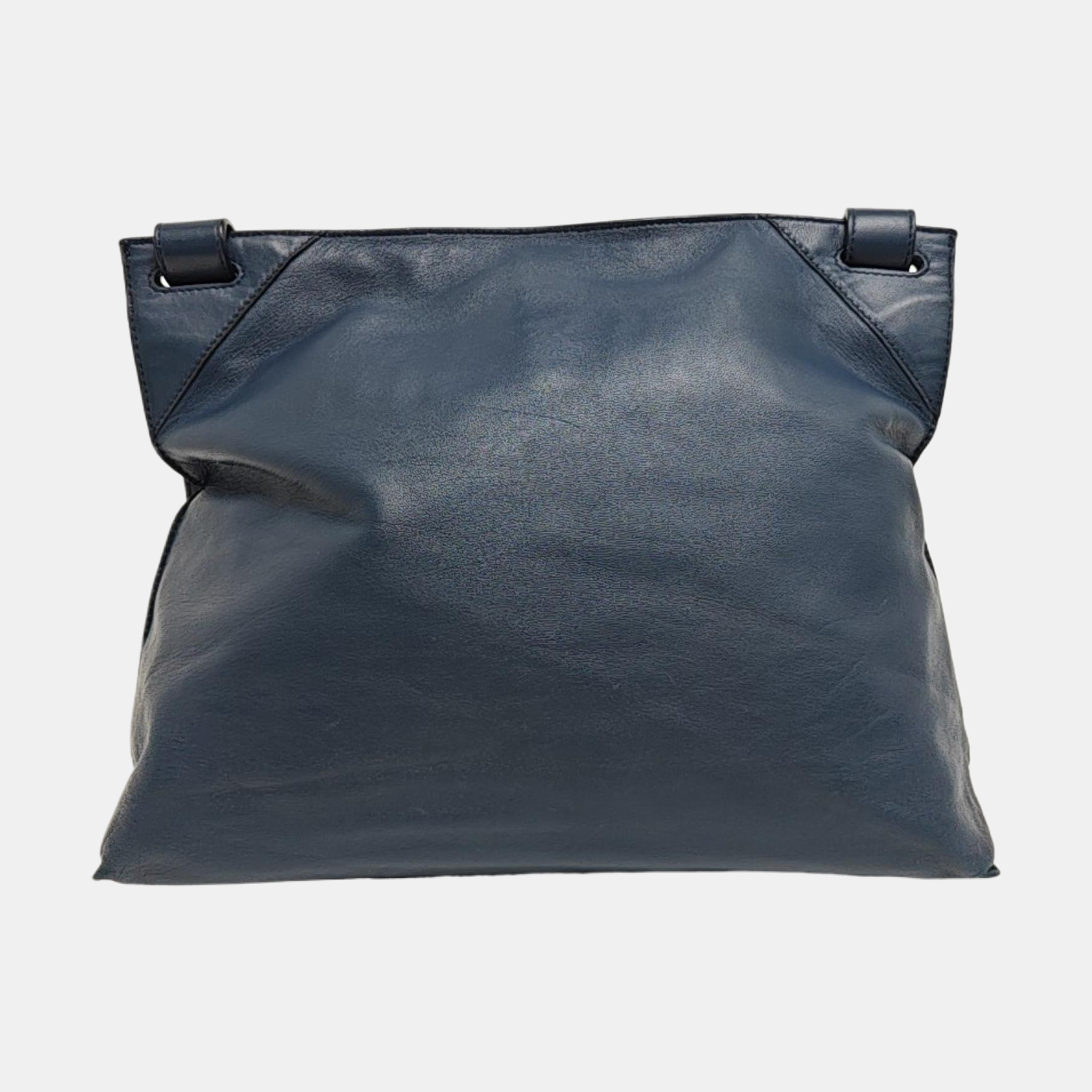 Calfskin Shoulder Bag Blue