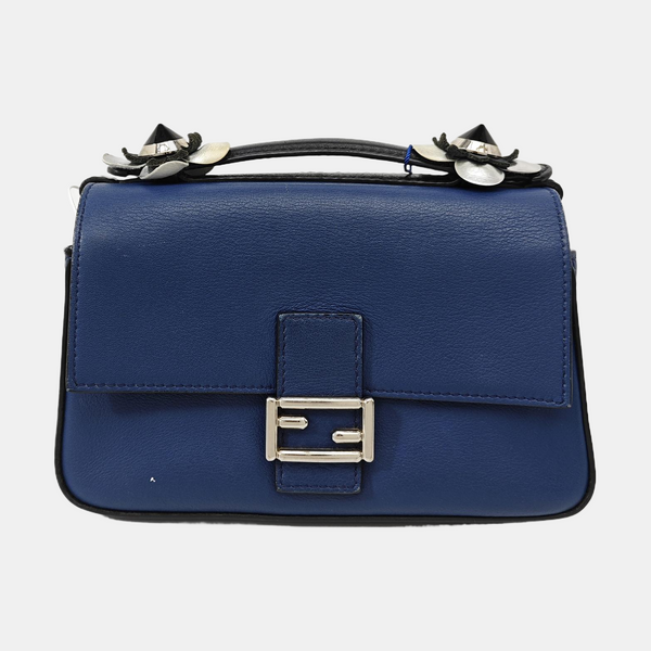 Calfskin Shoulder Bag Black