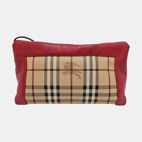 Coated Canvas Shoulder Bag Beige