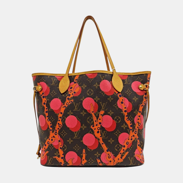 NEVERFULL MM Monogram Coated Canvas Brown