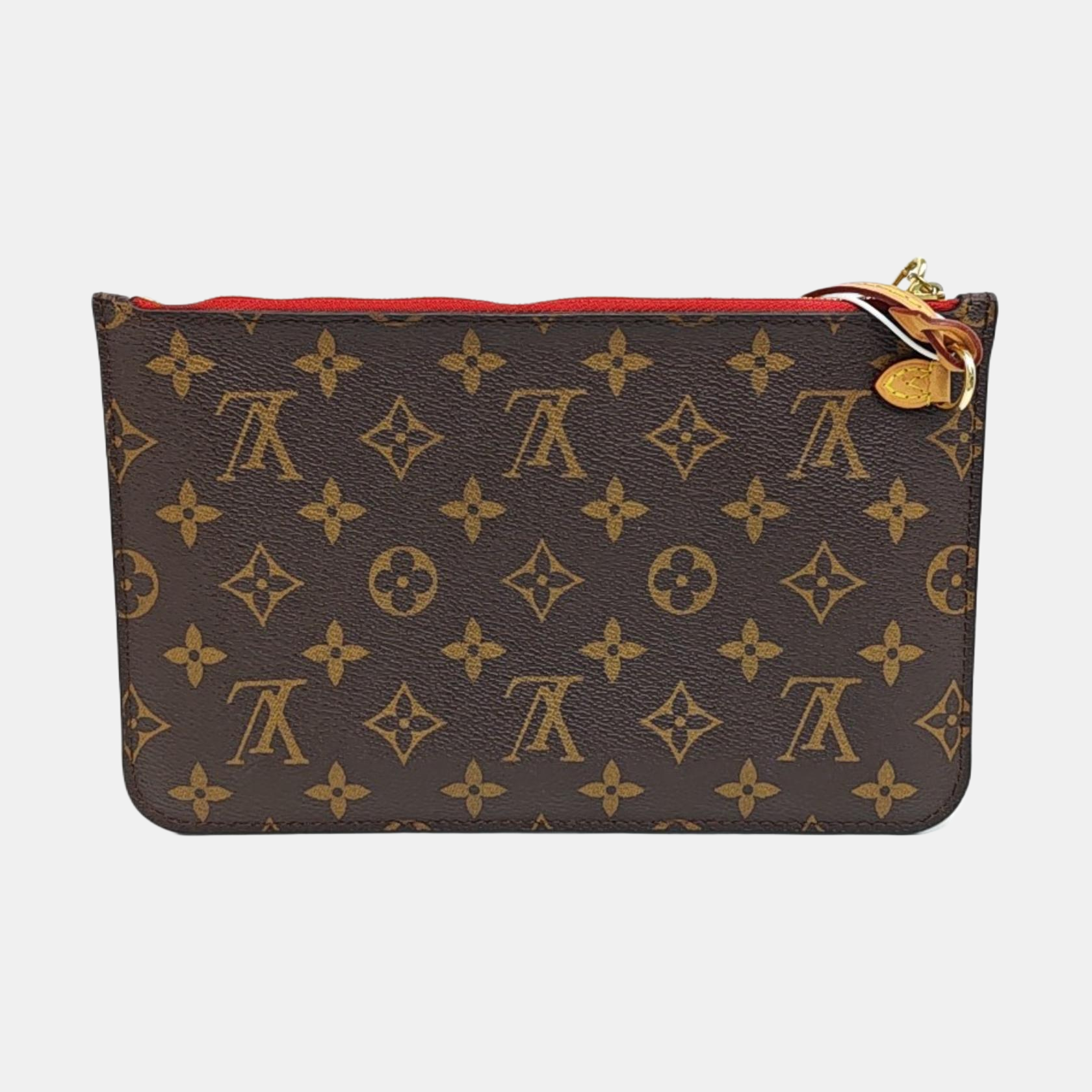 NEVERFULL PM Monogram Coated Canvas Brown