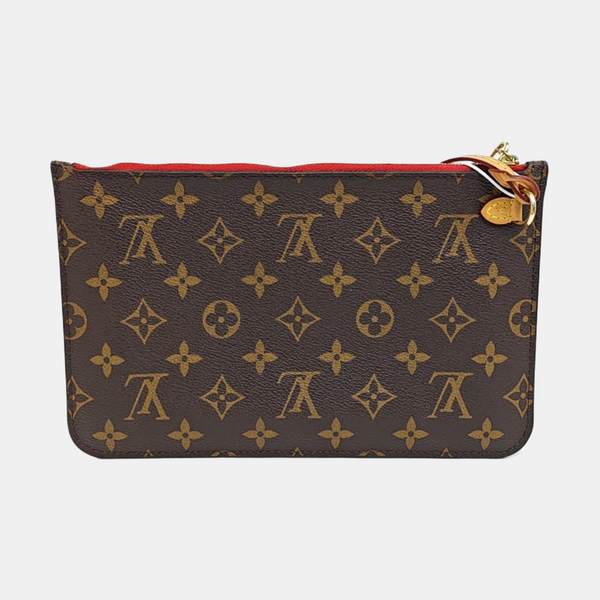 NEVERFULL PM Monogram Coated Canvas Brown