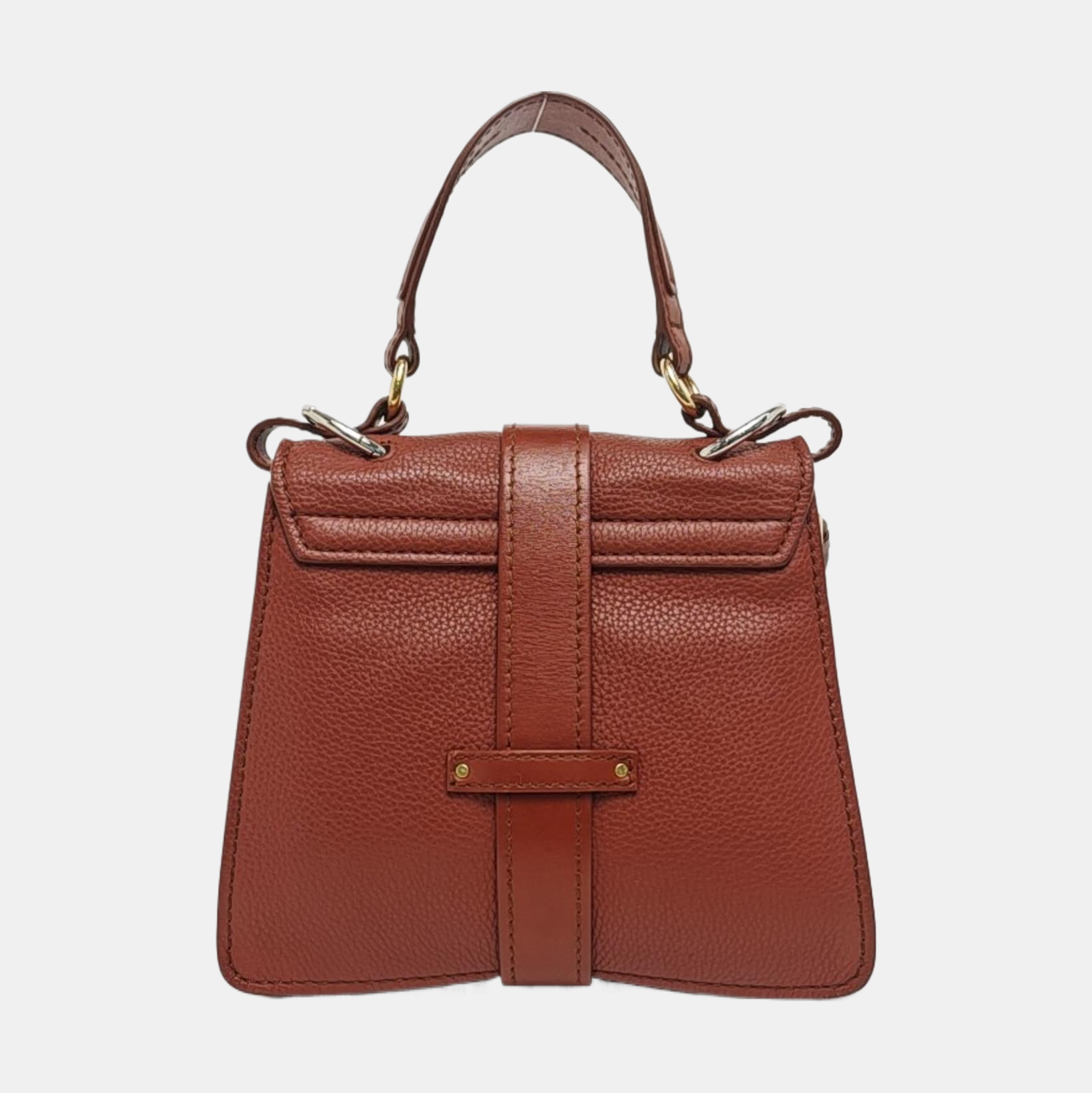 Aby Small Calfskin Brown