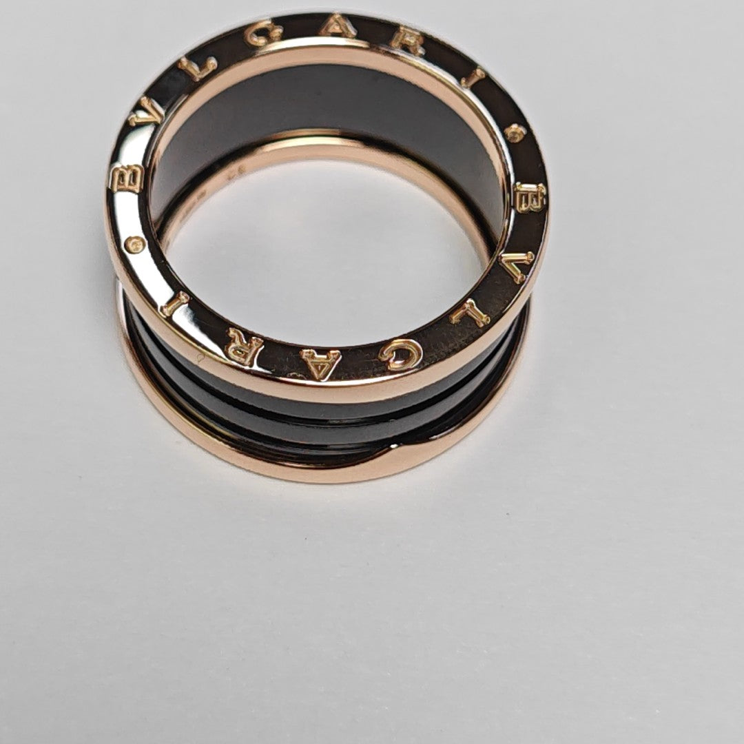 B.ZERO1 18k Rose Gold Ring EU 60