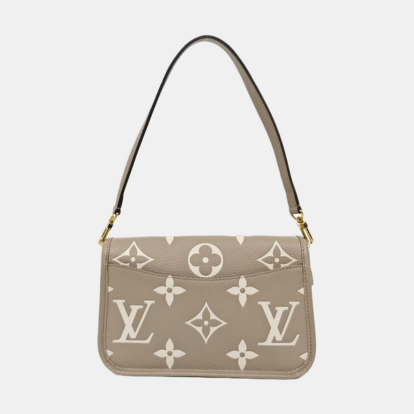 DIANE Monogram Calfskin Gray