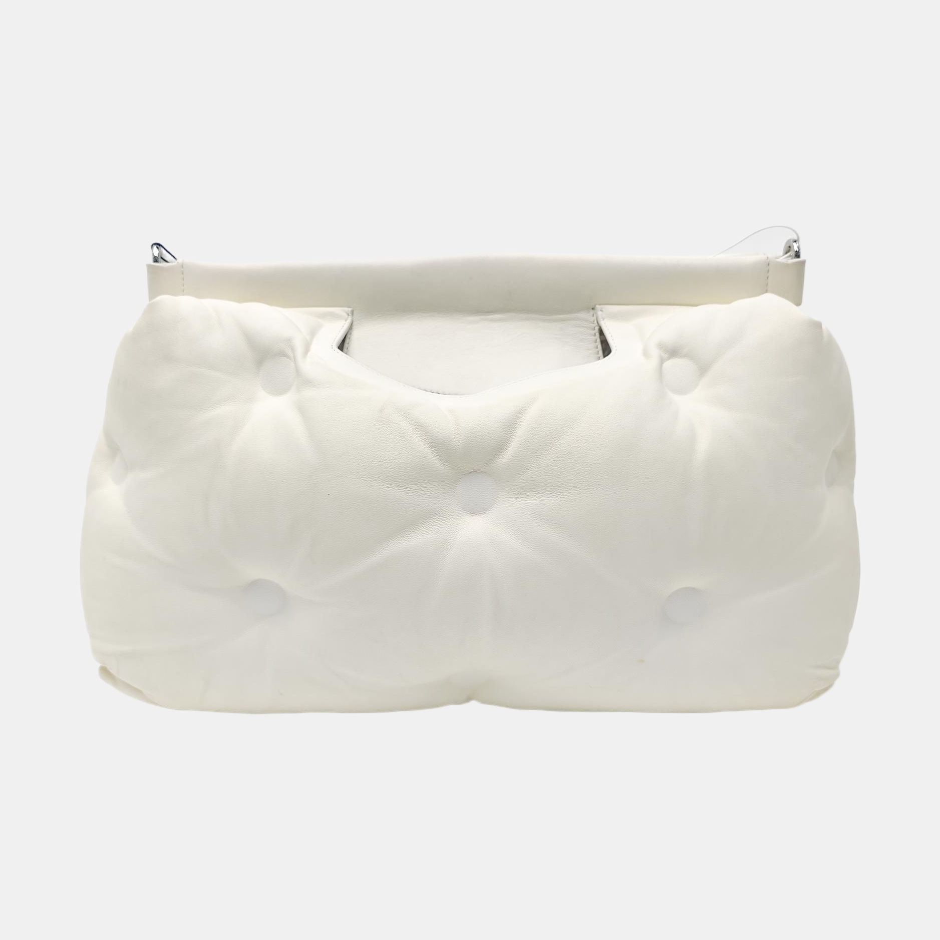 Lambskin Shoulder Bag White