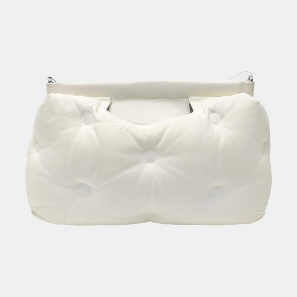 Lambskin Shoulder Bag White