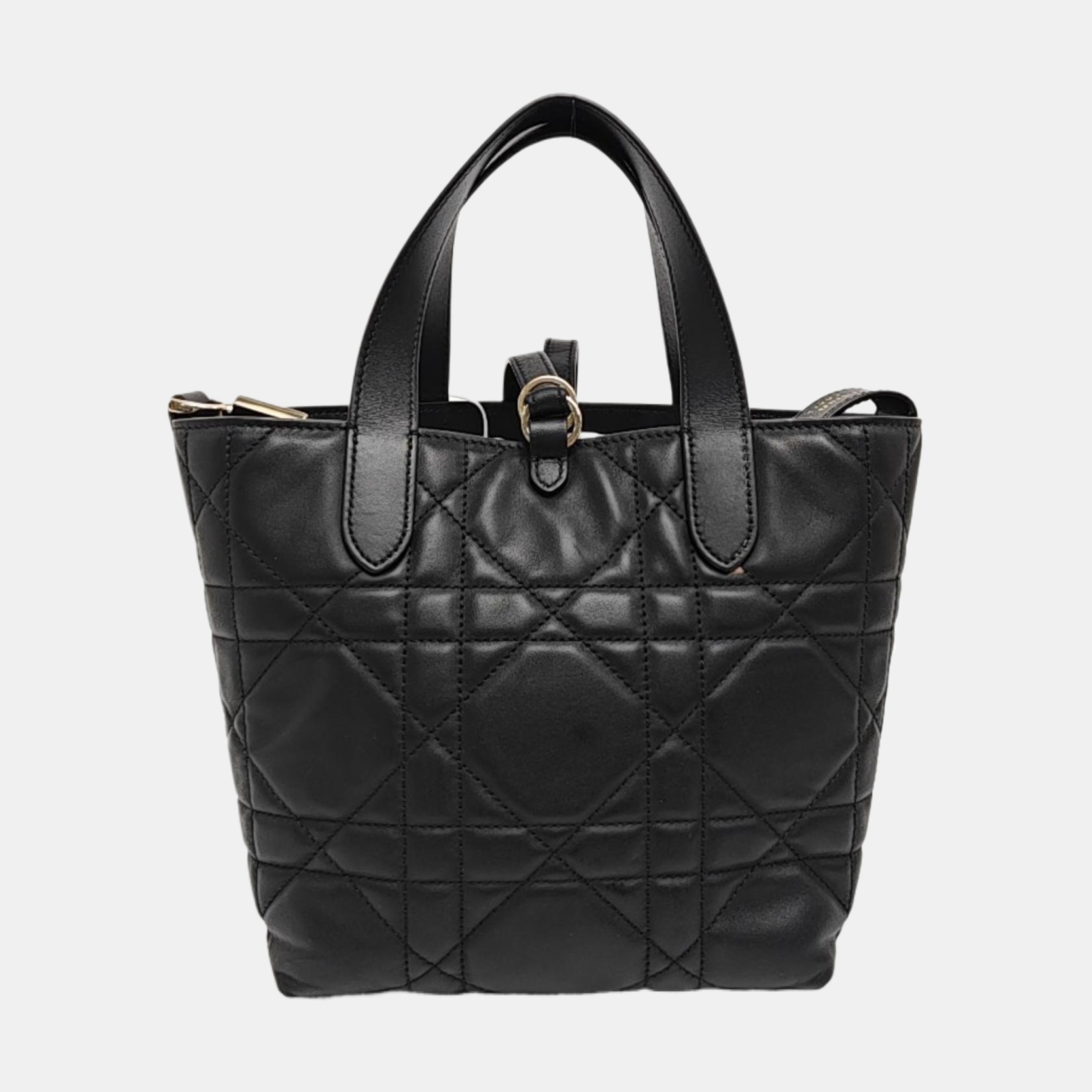 Toujours Small Cannage Calfskin Black