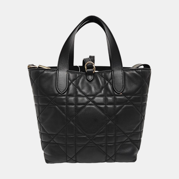 Toujours Small Cannage Calfskin Black
