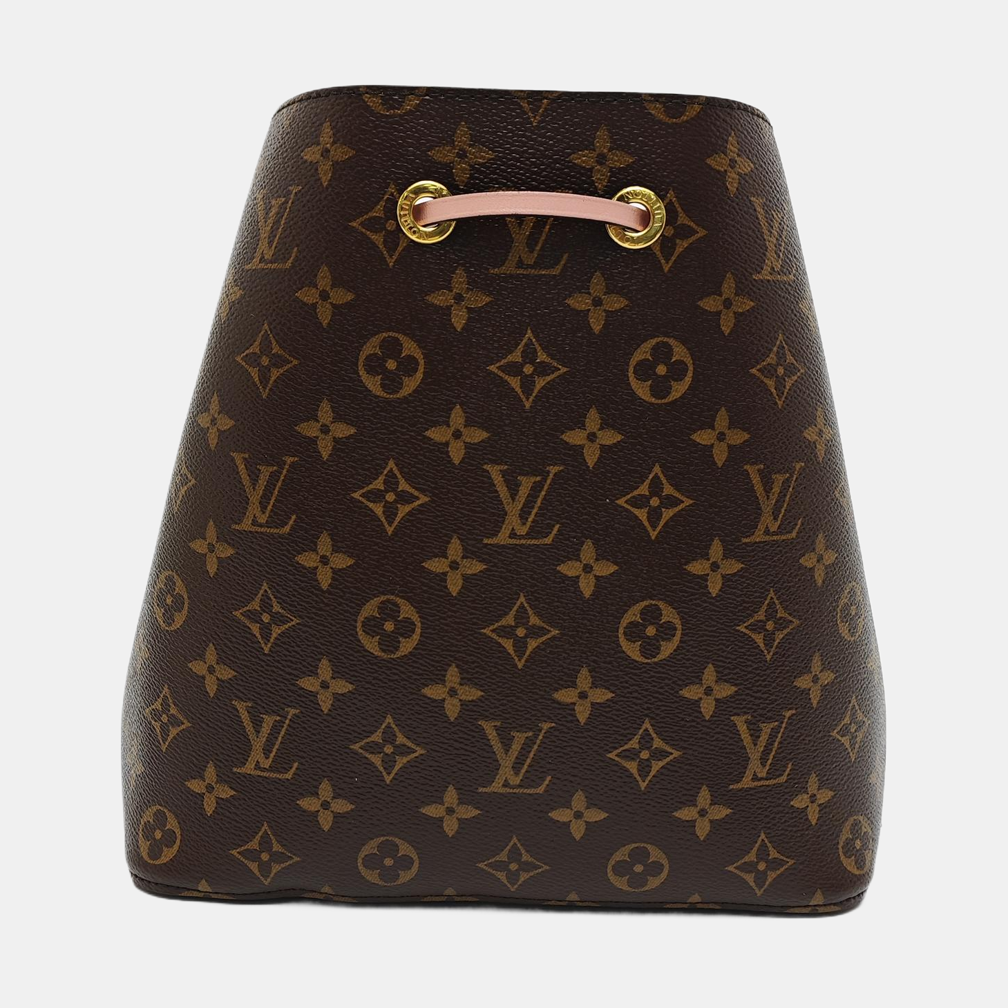 NÉONOÉ MM Monogram Coated Canvas Brown