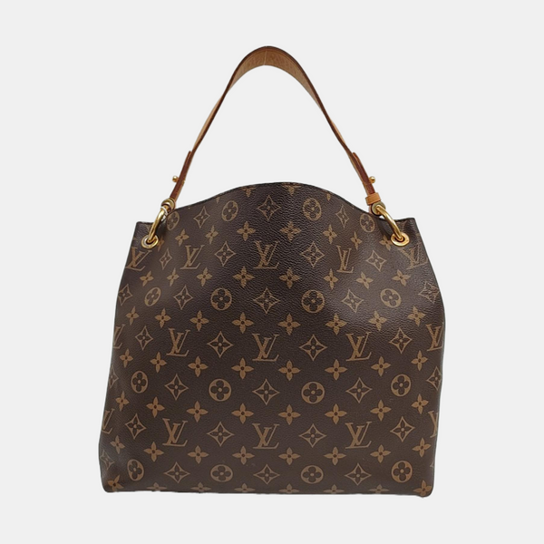 GRACEFUL PM Monogram Coated Canvas Brown