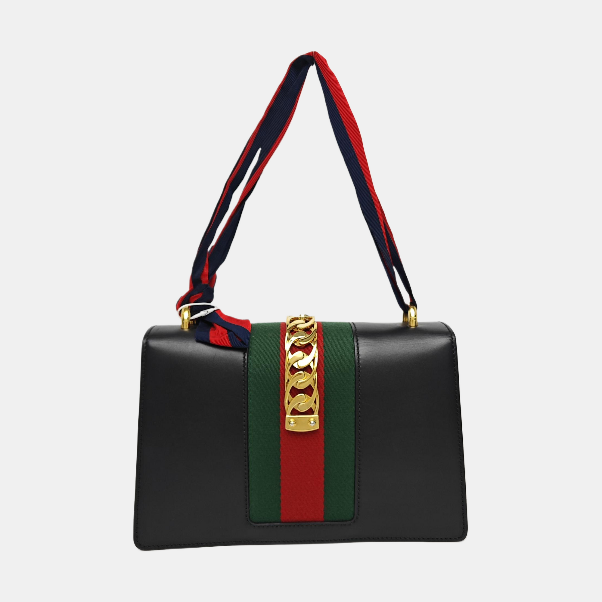 Sylvie Small Calfskin Black