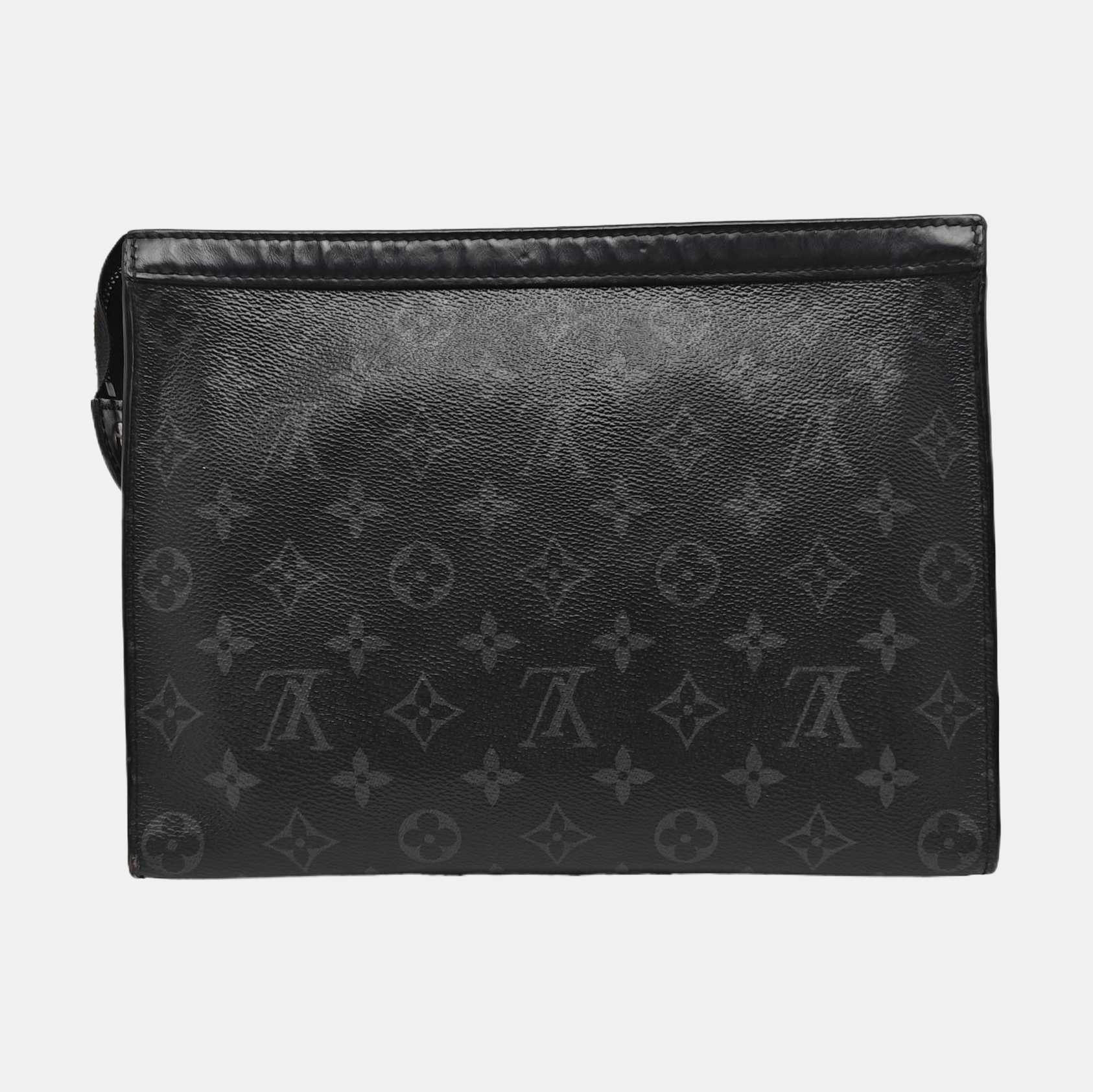 Pochette Voyag MM Monogram Coated Canvas Black