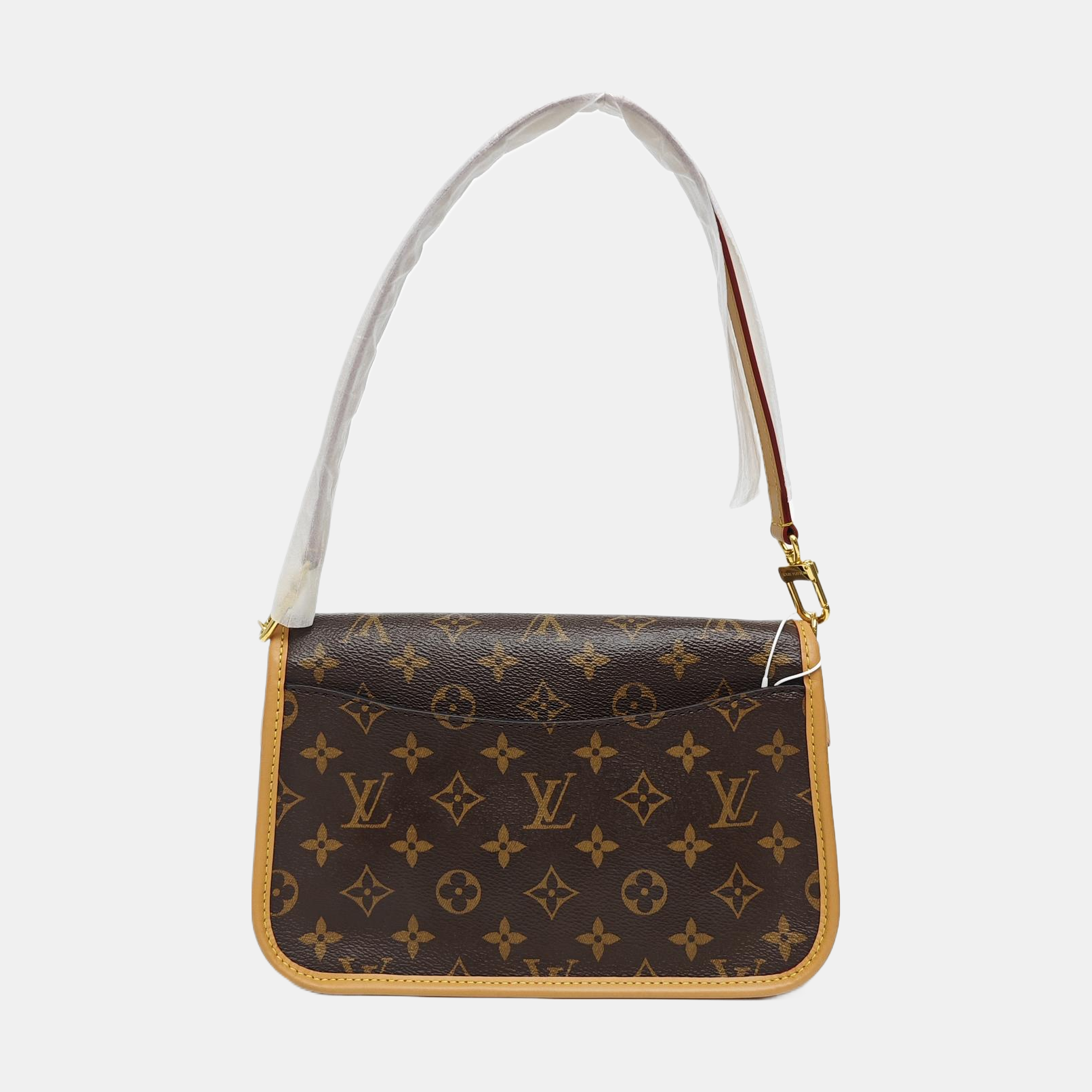 DIANE Monogram Coated Canvas Brown