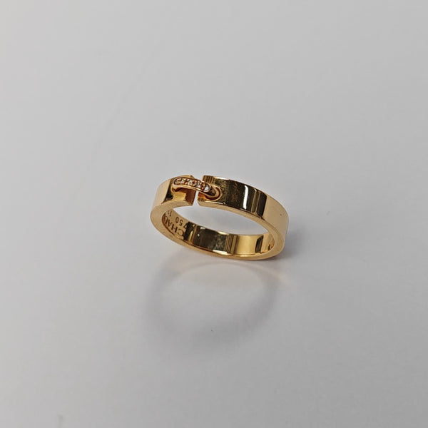 Liens Évidence 18k Rose Gold Ring EU 50