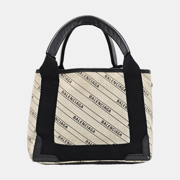 Navy Fabric White