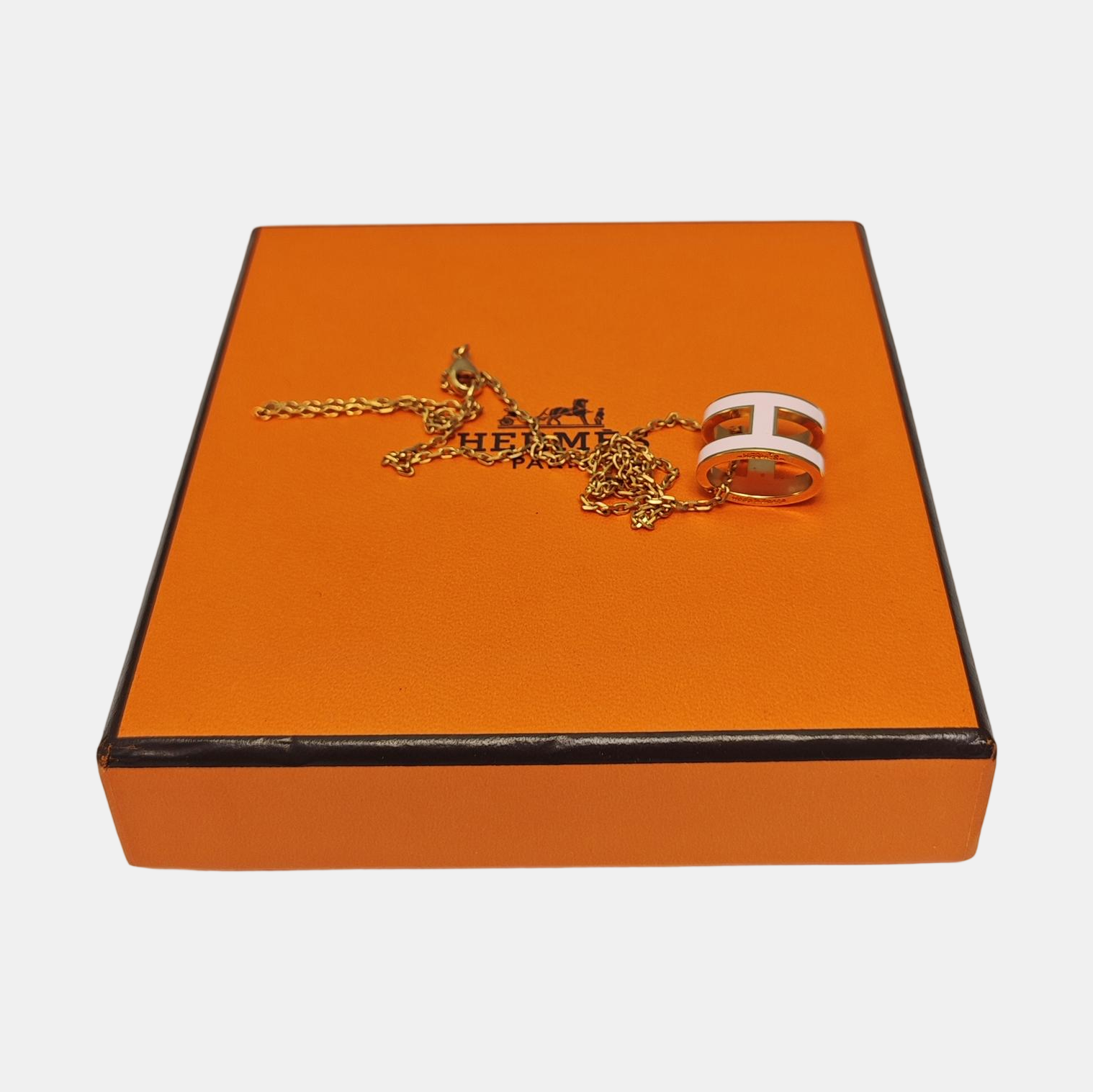 Pop H Metal Rose Gold Necklace