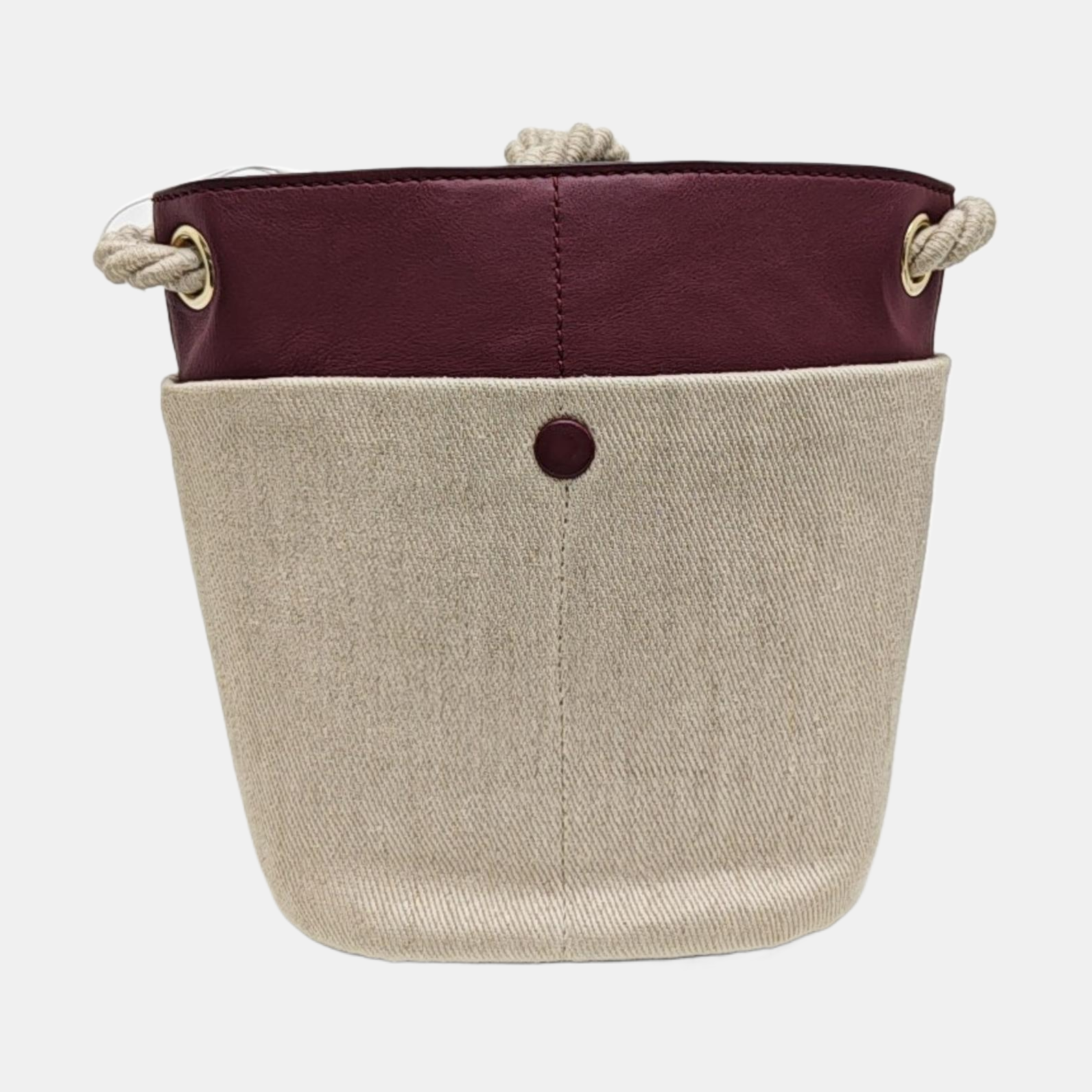 Canvas Bucket Bag Gray