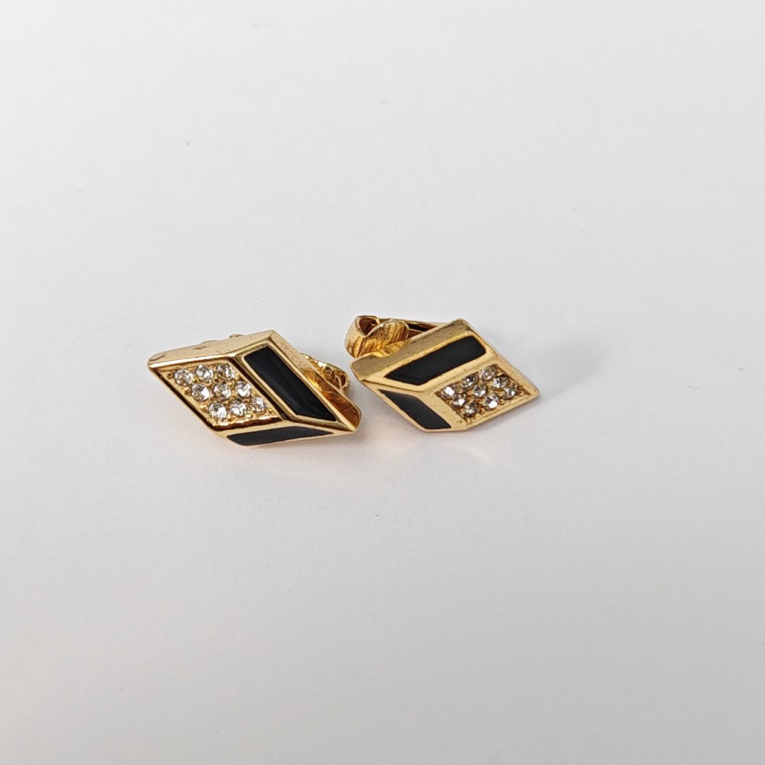 Metal Gold Clip On Earrings