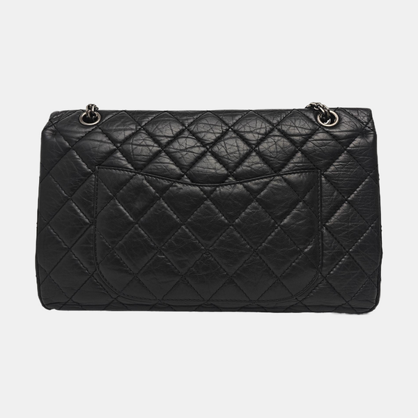 2.55 227 Quilted Calfskin Black