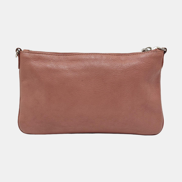Calfskin Shoulder Bag Pink