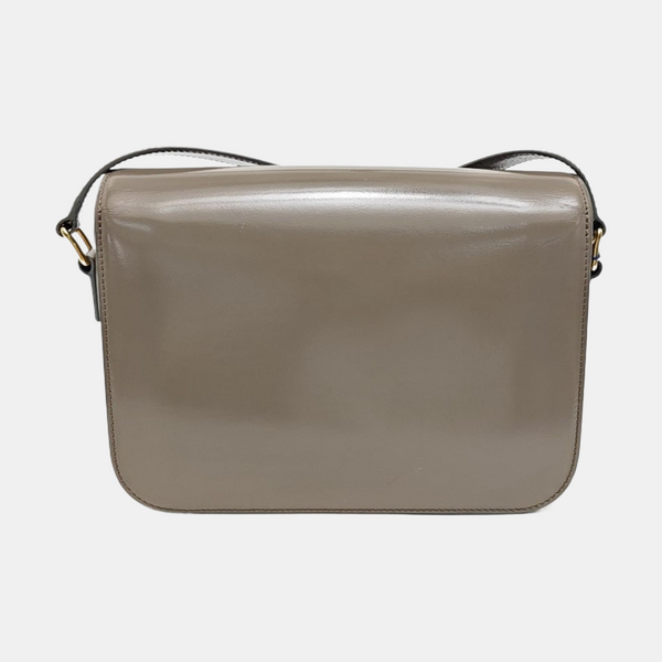 TRIOMPHE Small Calfskin Gray