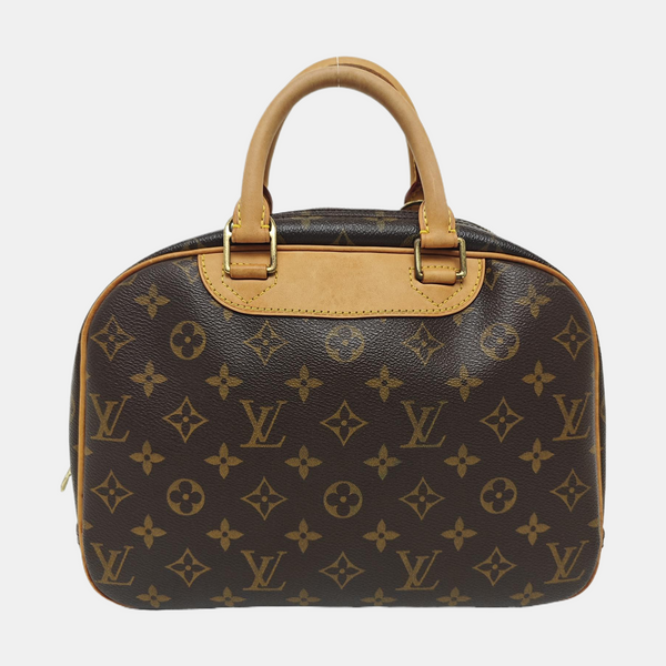 DEAUVILLE Monogram Coated Canvas Brown