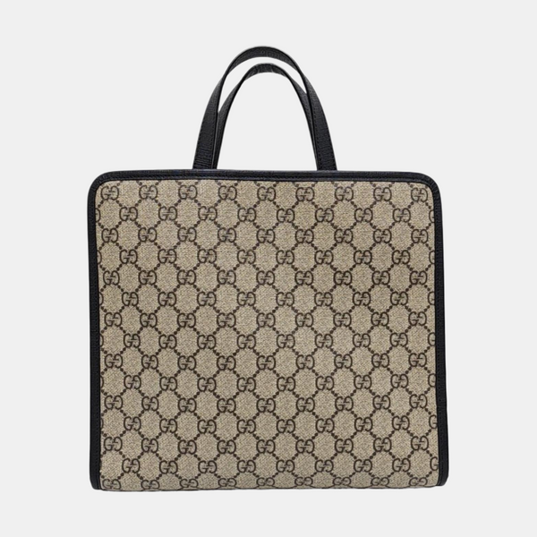 Children’s GG Bucket Monogram Coated Canvas Beige