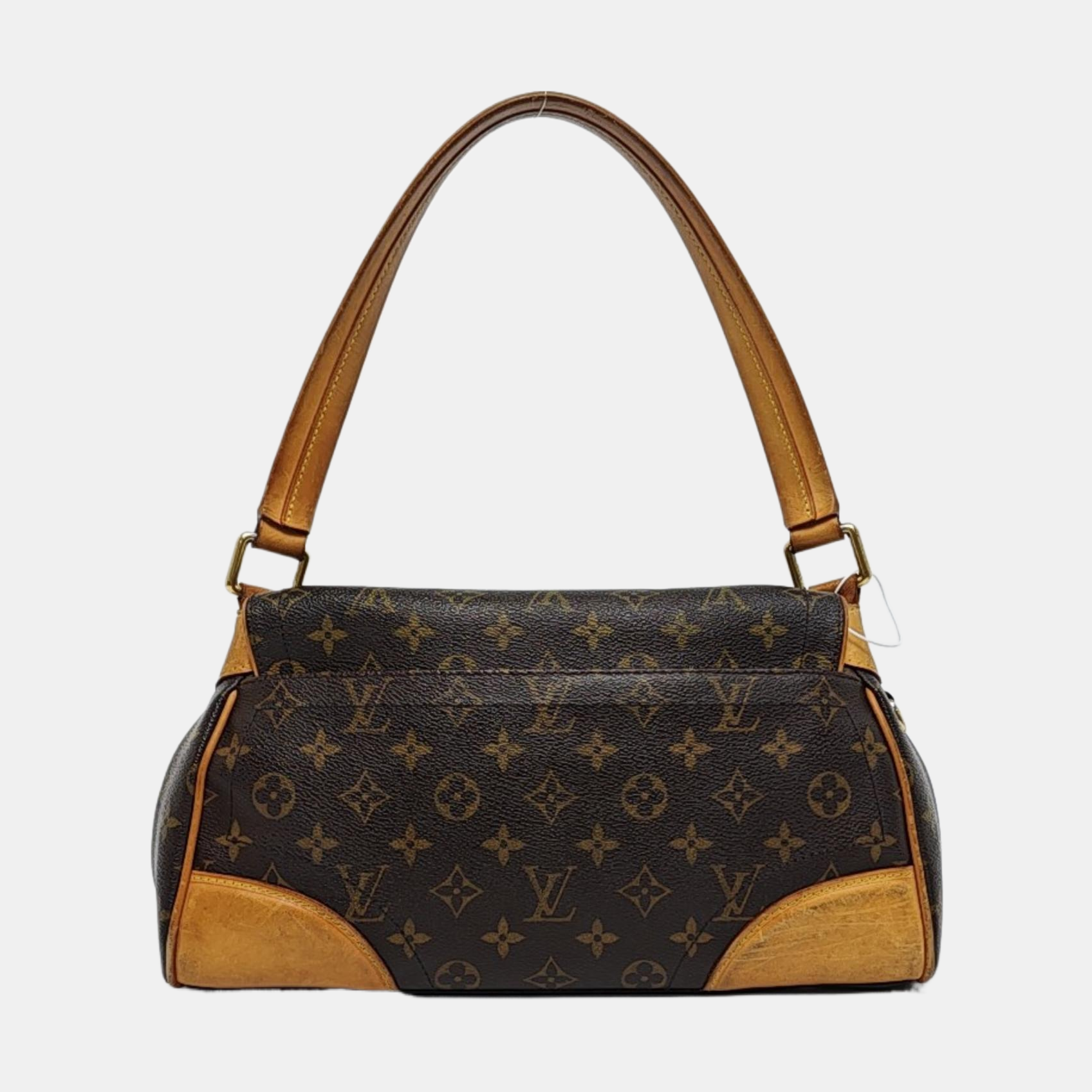 BEVERLY Monogram Coated Canvas Brown