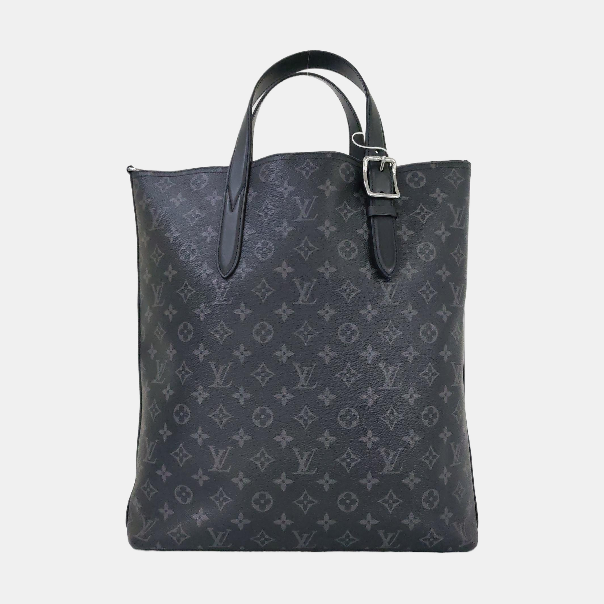 DAVIS Monogram Coated Canvas Black
