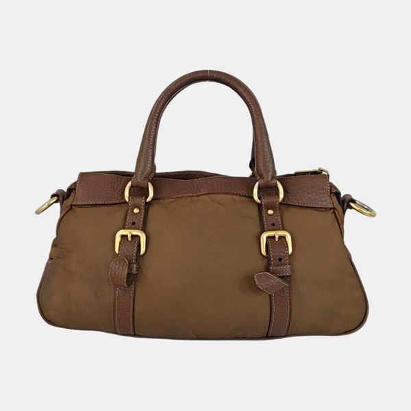 Gaufre Nylon Brown