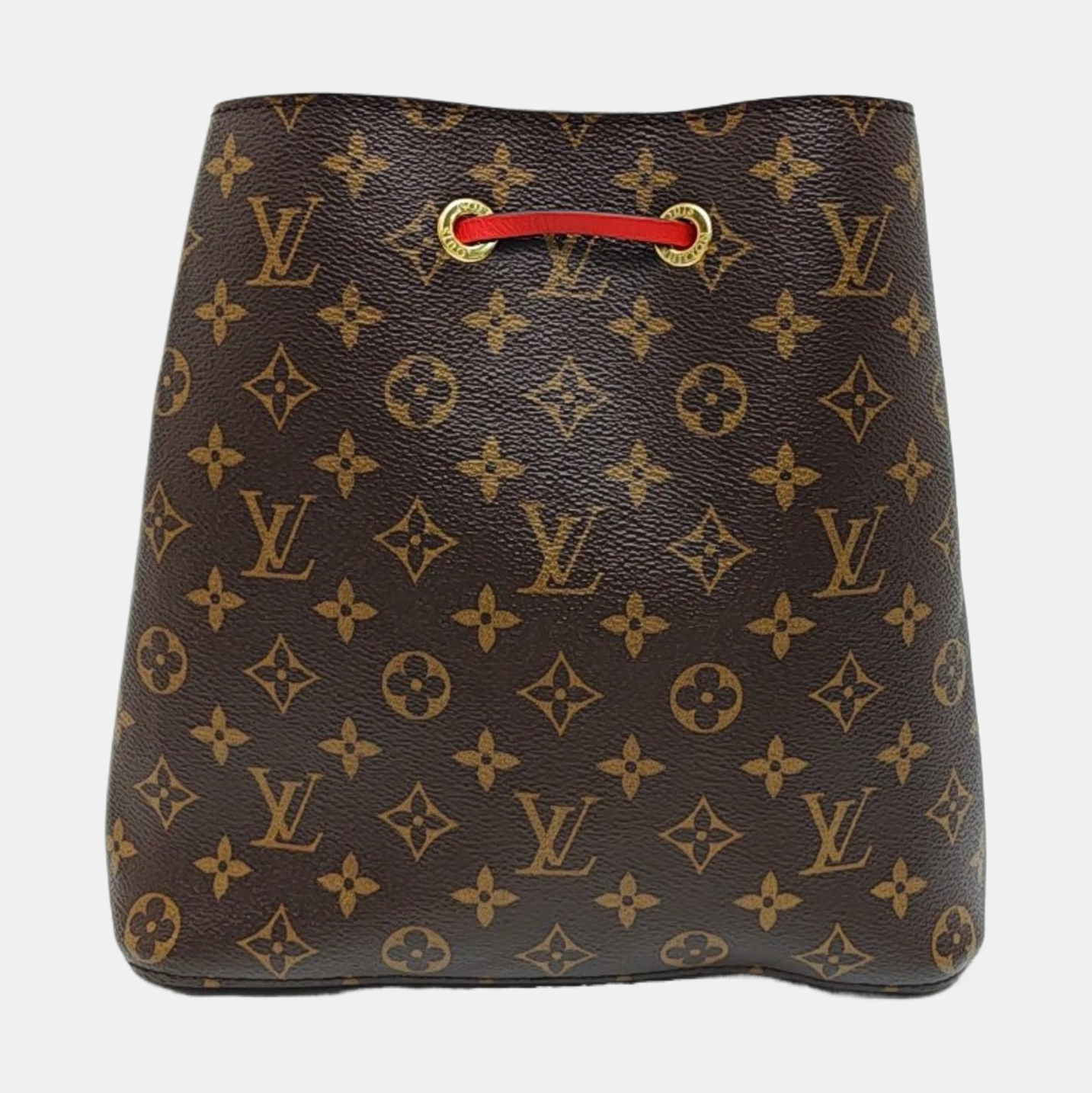 NÉONOÉ MM Monogram Coated Canvas Brown