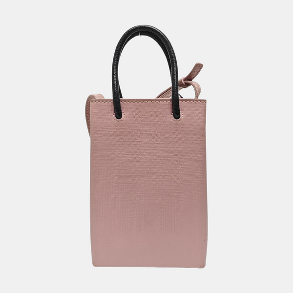 Shopping Bag Calfskin Pink