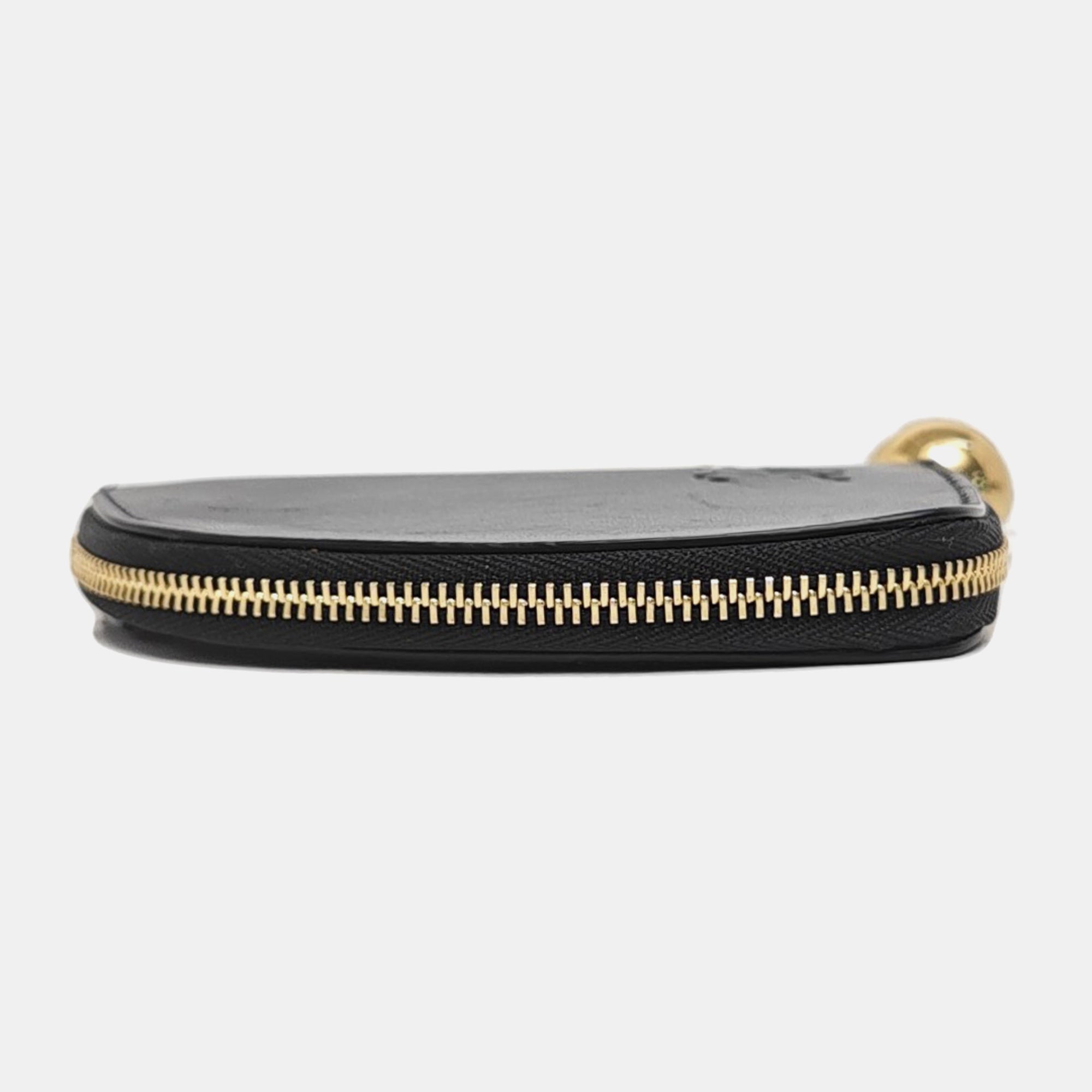 SHIELD Lambskin Black Coin Purse