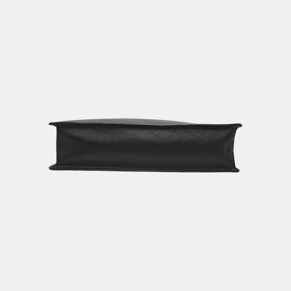 Saffiano Calfskin Clutch Black