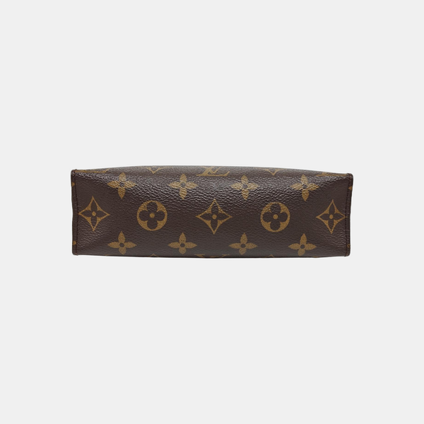 TOILET POCKET 19 Monogram Coated Canvas Brown