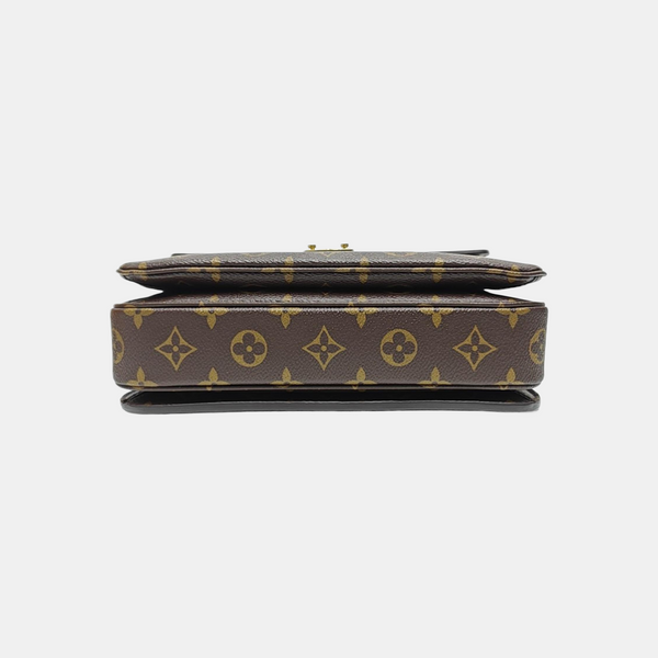MÉTIS MM Monogram Coated Canvas Brown