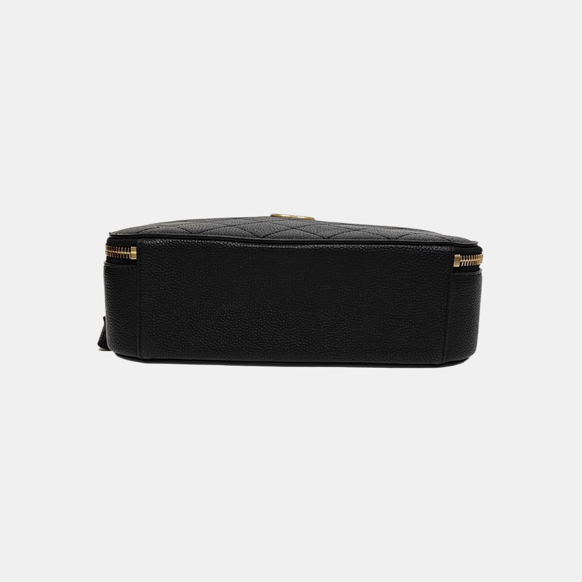 Quilted Grained Calfskin Black