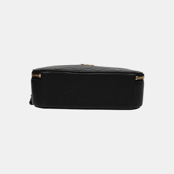 Quilted Grained Calfskin Black