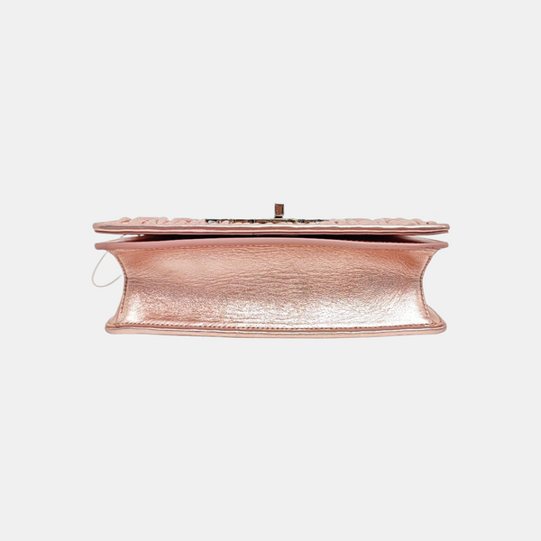 Quilted Lambskin Shoulder Bag Pink