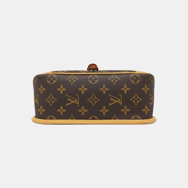 DIANE Monogram Coated Canvas Brown