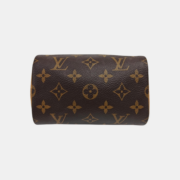 SPEEDY Nano Monogram Coated Canvas Brown