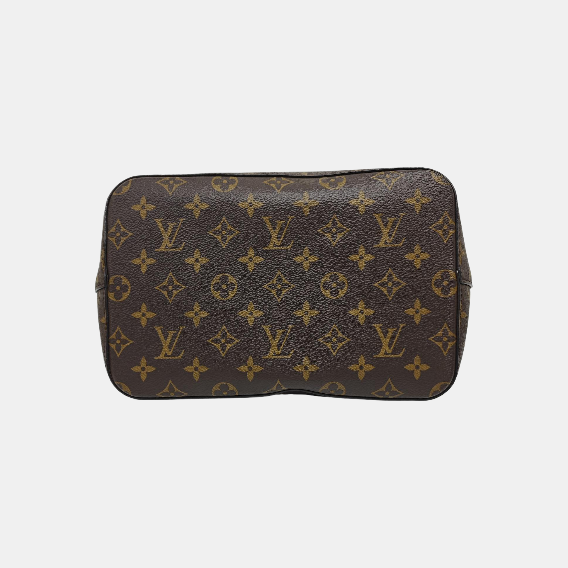 NÉONOÉ MM Monogram Coated Canvas Brown